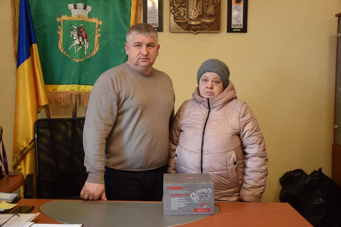 Олевська громада придбала теплевізор для військового-земляка з 58-ї бригади