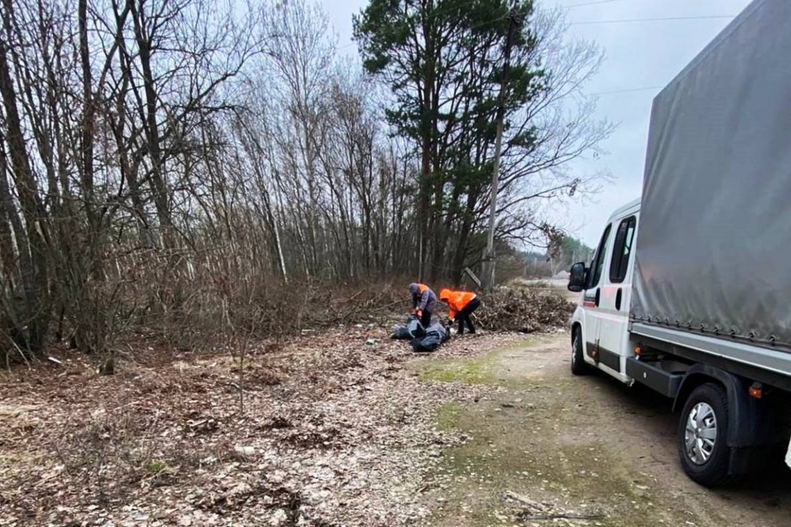 У Житомирській області на дорогах держзначення шляховики латають ями та прибирають