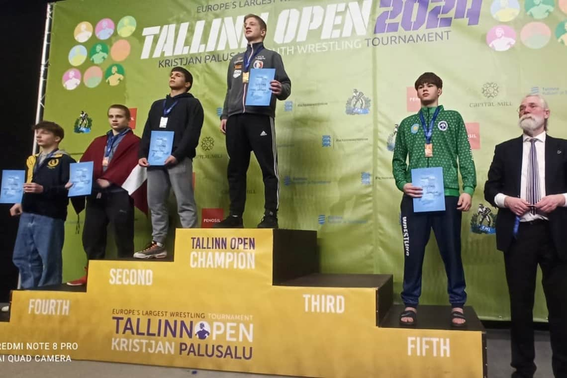 Олевські борці взяли участь у Міжнародному турнірі з вільної боротьби, що відбувся в Естонії