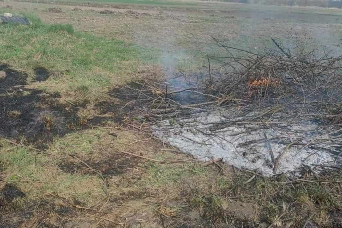 Понад 30 тис. грн штрафів заплатили жителі Житомирщини за спалювання сухої трави