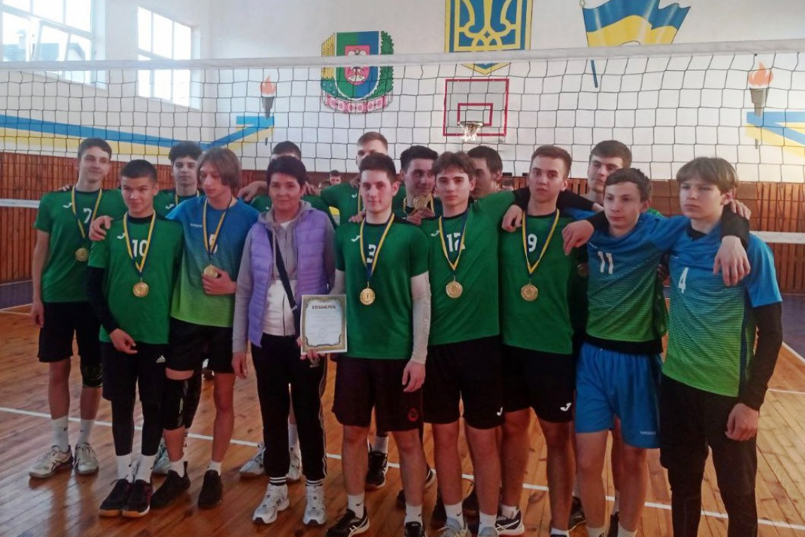 Коростенські юнаки стали переможцями чемпіонату області з волейболу
