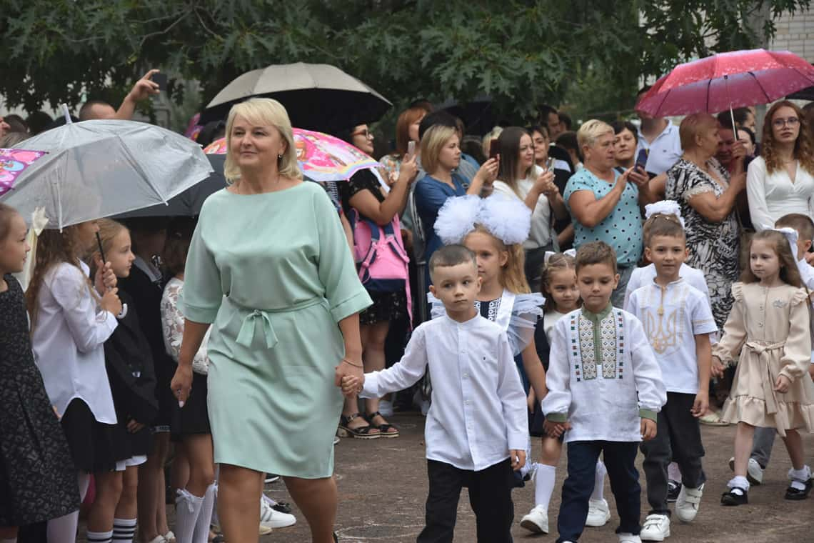 Як у коростенському ліцеї вітали першачків (ФОТОрепортаж)