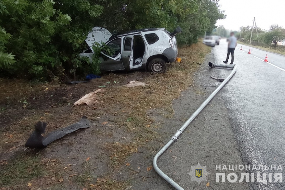 На автодорозі в Житомирській області кросовер з’їхав у кювет: травмовані четверо осіб