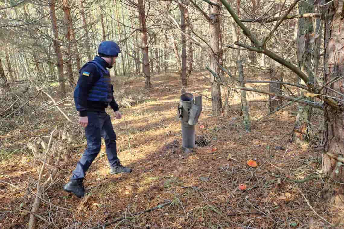 На Малинщині місцеві жителі знайшли частину боєприпасу «Ураган»