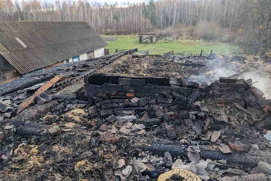 У селі на Овруччини горів будинок: вогонь знищив покрівлю