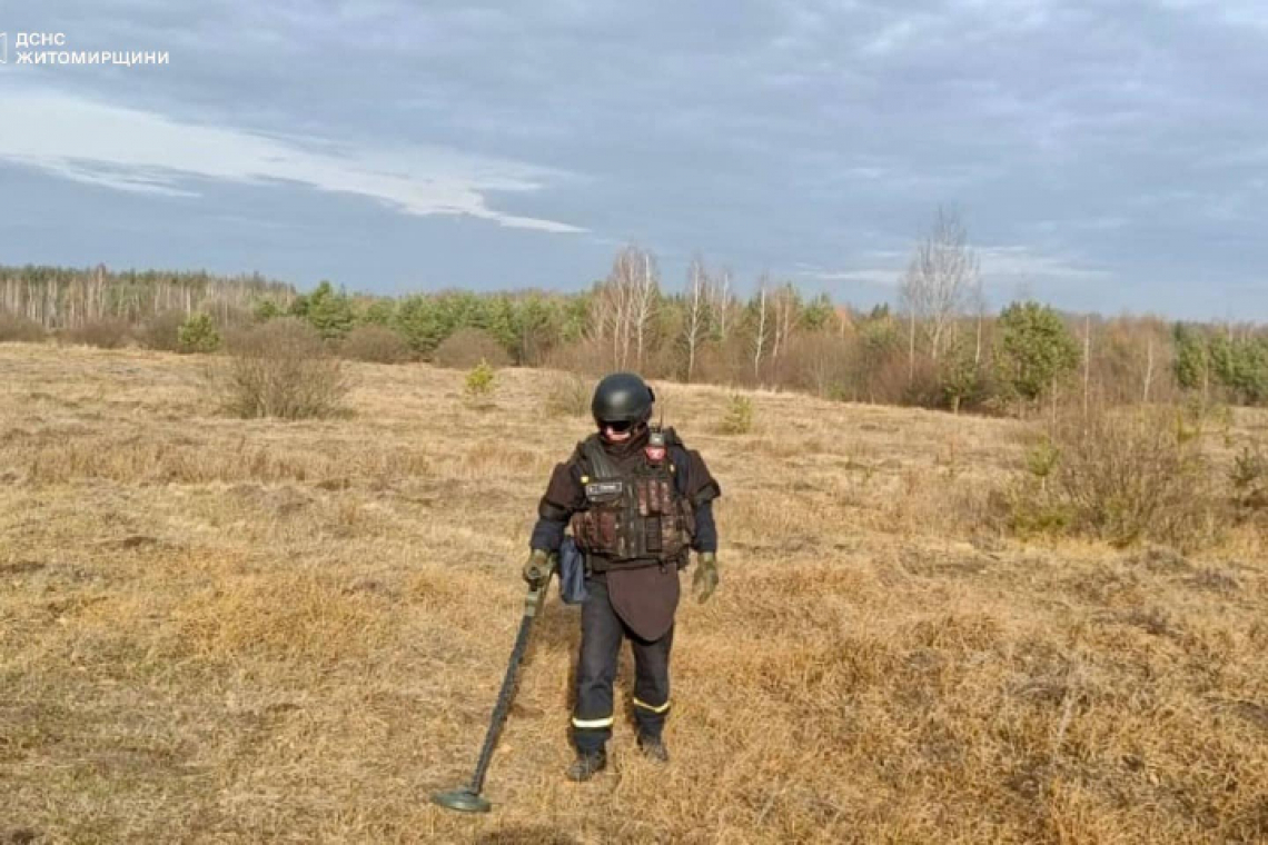 З початку повномасштабної війни на Житомирщині сапери очистили 1200 га