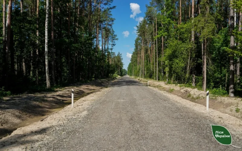 У Коростенському районі збудували нову лісову дорогу протяжністю понад 2,6 км