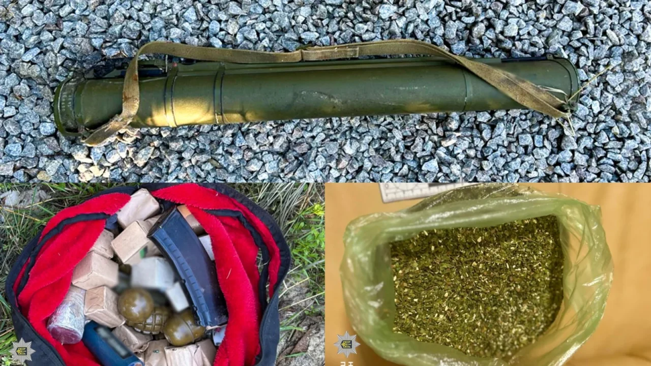 На Житомирщині під час обшуків вилучили гранатомет, боєприпаси та наркотики