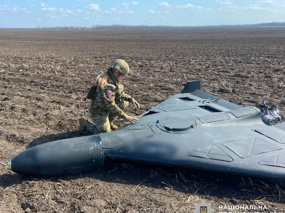 На Житомирщині поліцейські працюють на місцях падіння ракет і БпЛА