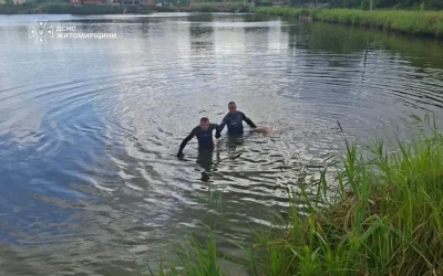 У селі Народицької громади у ставку потонув 25-річний чоловік: тіло виявили на відстані 4 м від берега