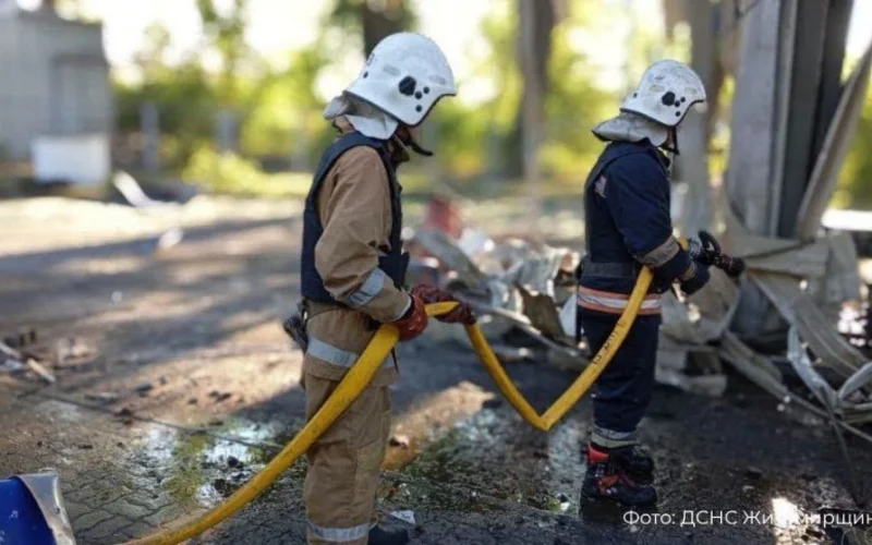 Після обстрілів Малинської громади атмосферному повітрю завдано понад 105 тис. грн шкоди