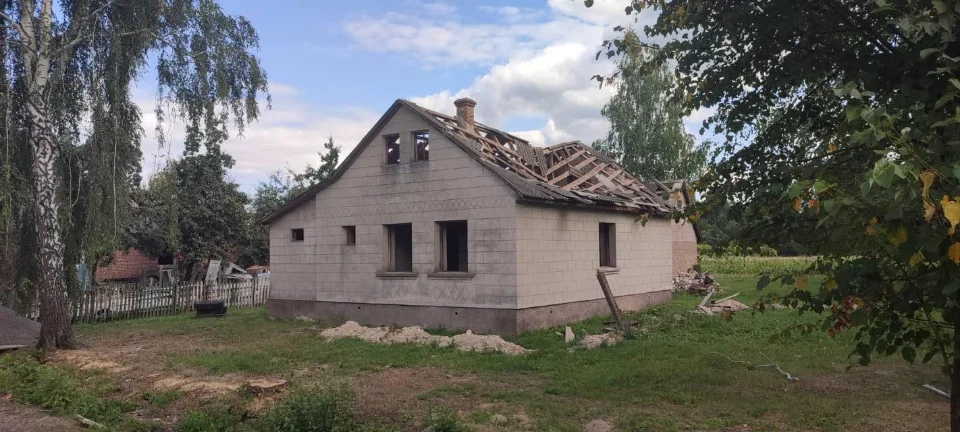 Коростенська громада ліквідовує наслідки удару: частина будинків не підлягає відновленню