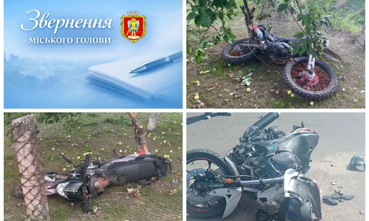Мер Овруча висловився щодо мототранспорту у місті та розповів про кількість ДТП за участі двоколісників
