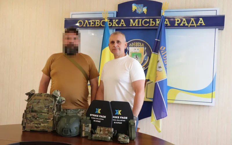 Олевська громада придбала для військового 115-ї бригади необхідне спорядження