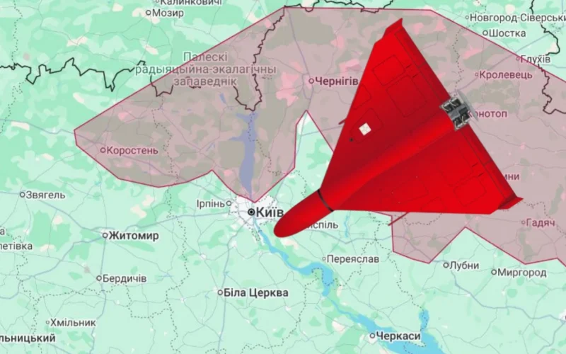 Коростенський район потрапив до потенційної зони дії «шахедів» з онлайн-керуванням: оприлюднили карту
