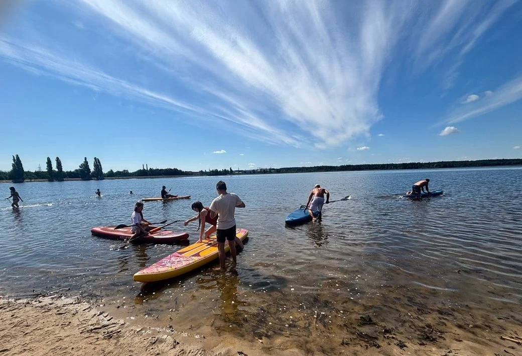 На Малинському водосховищі організували безоплатний відпочинок для ветеранів та їхніх родин
