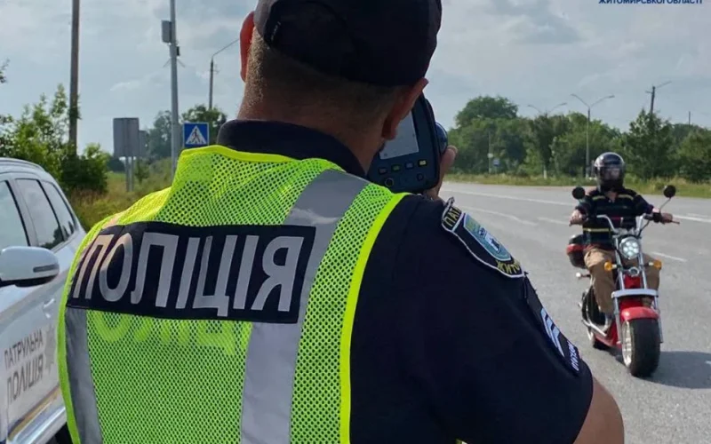 За тиждень патрульні Житомирщини склали понад 700 адмінматеріалів: 19 – за нетверезе водіння
