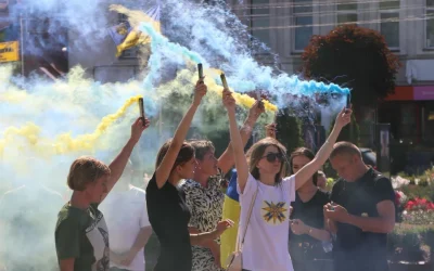 У місті Олевськ відбулася акція на підтримку військовополонених та безвісти зниклих захисників