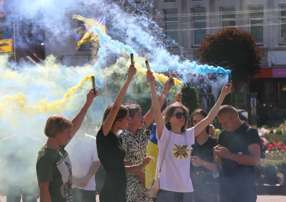 У місті Олевськ відбулася акція на підтримку військовополонених та безвісти зниклих захисників