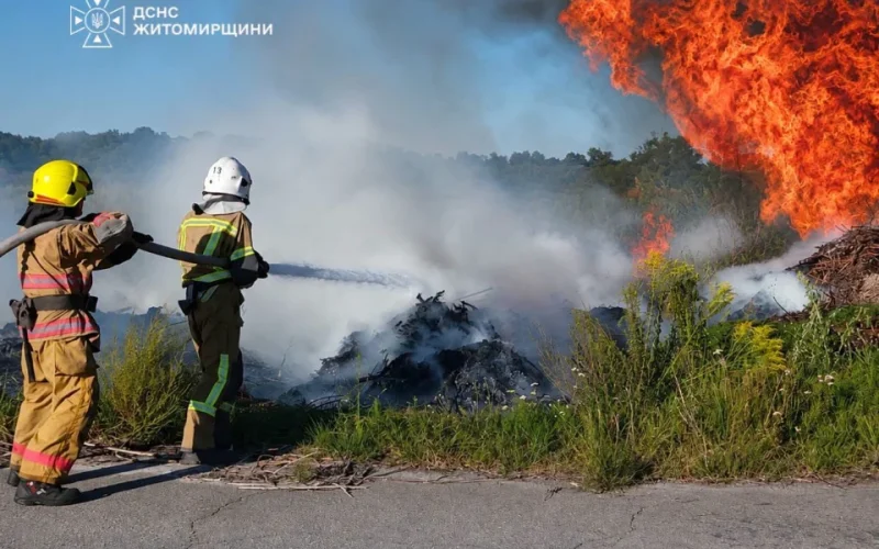 Минулої доби у Чоповичах вигоріло майже 3 га сухої трави