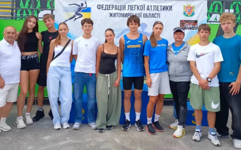 Коростенські легкоатлети здобули золото та срібло на чемпіонаті України