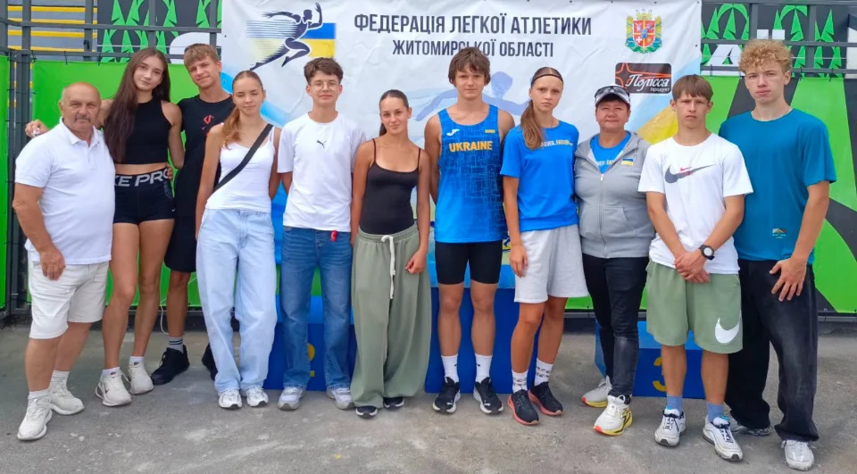 Коростенські легкоатлети здобули золото та срібло на чемпіонаті України