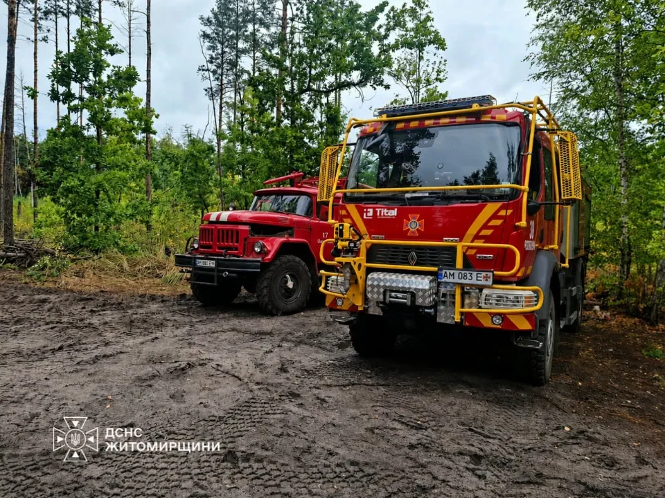 Майже два тижні 60 вогнеборців приборкували пожежу в заповіднику «Древлянський» на території Народицької громади