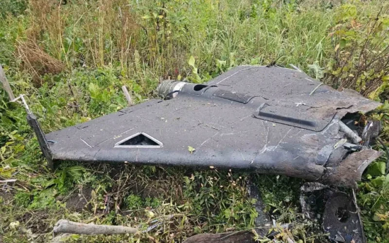 На Київській у Коростені місцеві виявили уламки шахеда