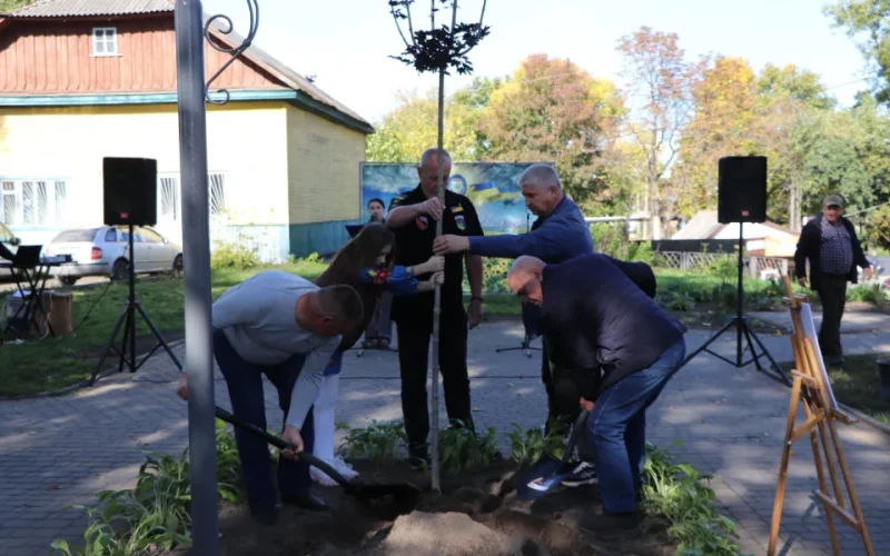 В Олевську започаткували Алею пам’яті загиблих Захисників і Захисниць