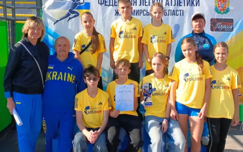Юні легкоатлети з Коростеня вибороли командну «бронзу» чемпіонату України