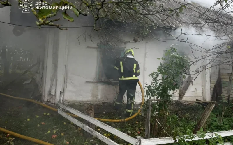 У селі Олевської громади під час пожежі в будинку загинув чоловік