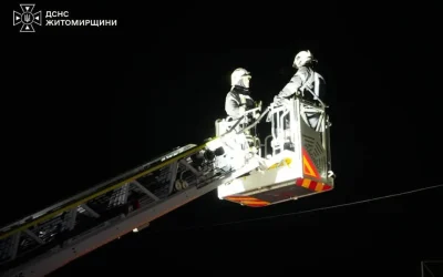 Після атаки рф пошкоджень зазнали залізничний вокзал в Овруцькій та колії в Олевській громадах