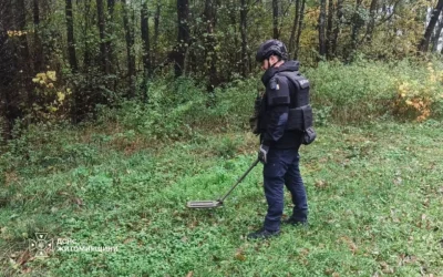 Під час риболовлі на березі річки в Малинській громаді місцеві виявили мінометну міну