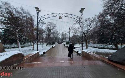 Сніжний ранок у Коростені ?ФОТОрепортаж