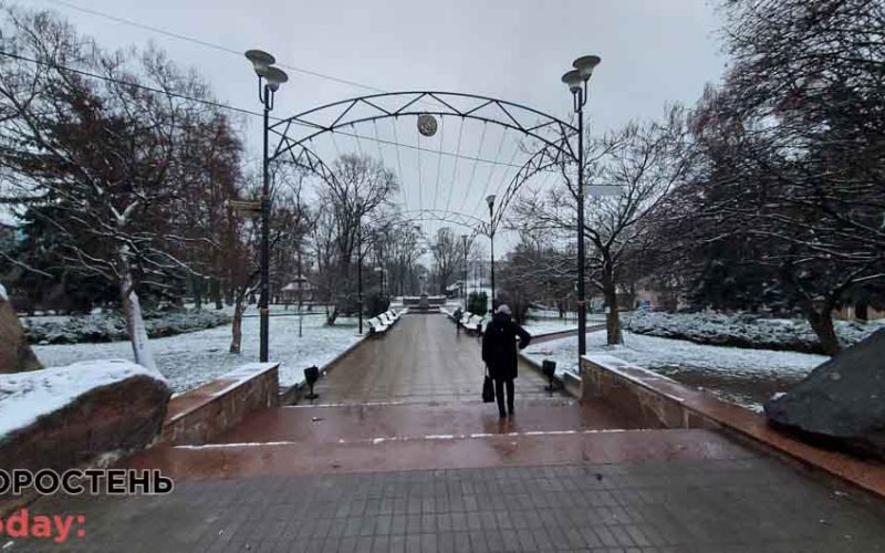 Сніжний ранок у Коростені ?ФОТОрепортаж