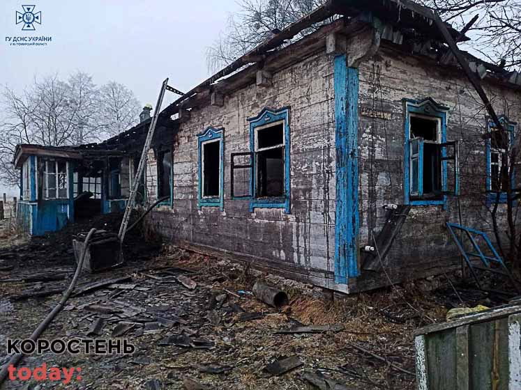 У селі Олевської громади на пожежі загинули двоє чоловіків ?