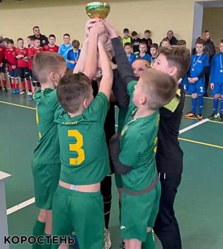 Коростенські спортсмени вибороли золото та срібло Всеукраїнського турніру з футзалу