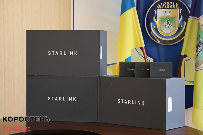 Олевська громада отримала три комплекти Starlink для пунктів “Незламності”