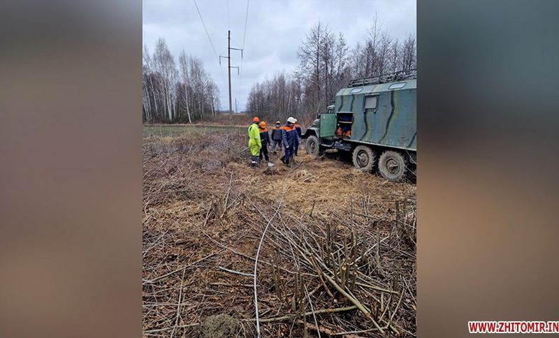 У Житомирській області ще понад 40 тисяч абонентів залишаються без світла