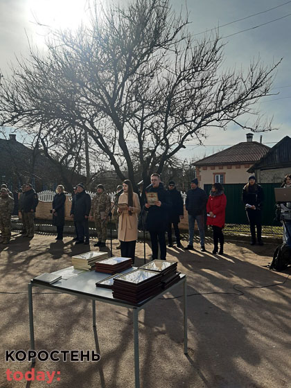 Як в Овручі пройшли урочистості з нагоди відзначення Дня українського добровольця