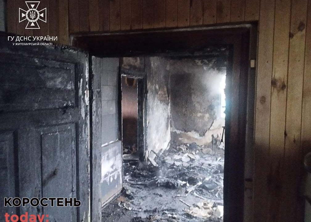У селі Малинської громади на пожежі загинув 34-річний чоловік