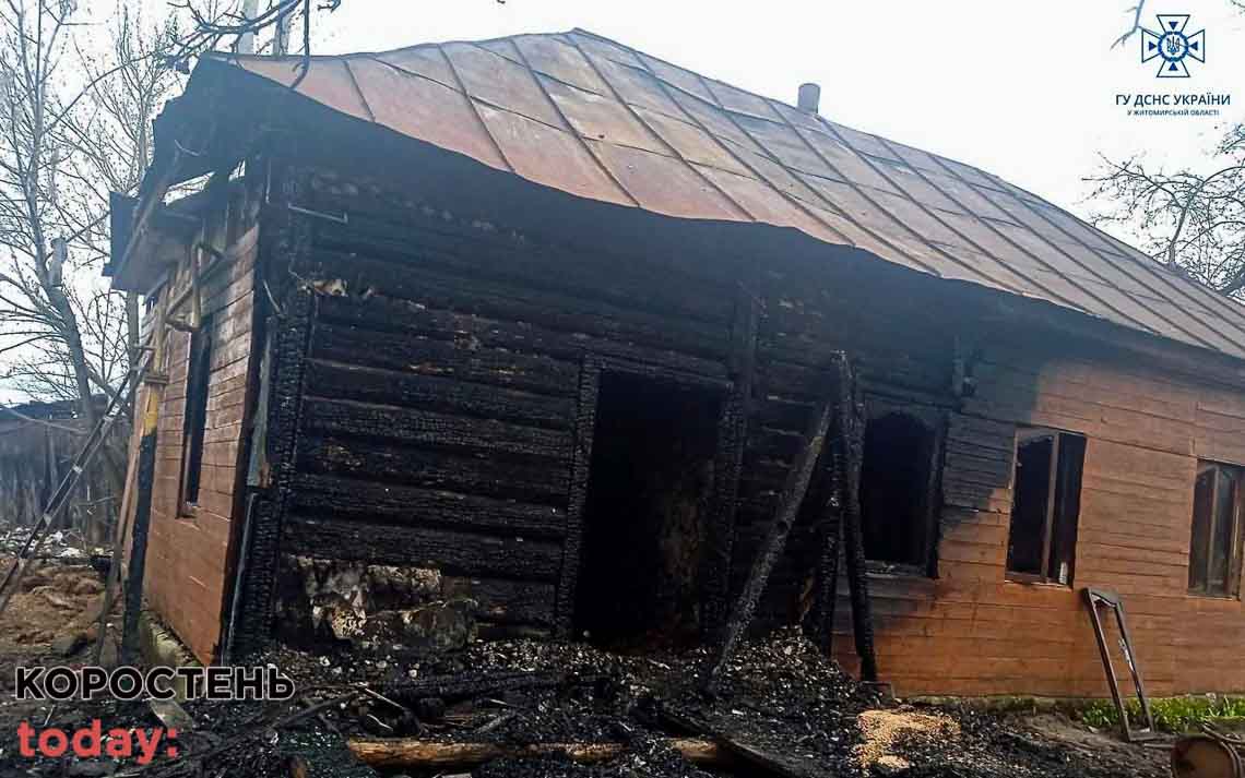 У селі Народицької громади через працюючу пральну машину сталася пожежа в будинку
