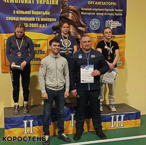 Юні коростенські спортсмени вибороли медалі на Чемпіонаті України з вільної боротьби