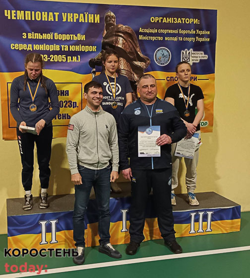 Юні коростенські спортсмени вибороли медалі на Чемпіонаті України з вільної боротьби