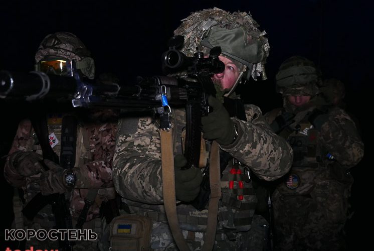 В одній з бригад ТрО на Житомирщині проводились нічні стрільби по повітряним цілям (ФОТО)