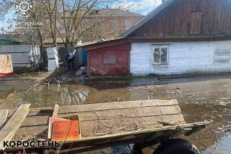 У селі Коростенського району згоріли запаси сіна