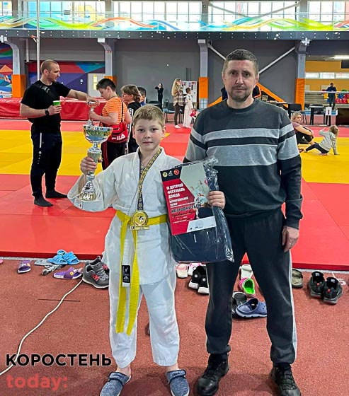 Спортсмен з Коростеня Андрій Дідківський виборов золото на всеукраїнському турнірі з дзюдо