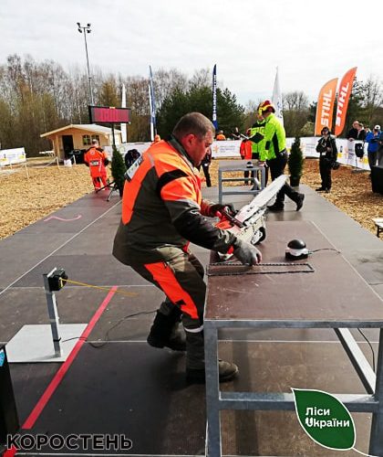 Лісівник з Коростенського району взяв участь у Світовому чемпіонаті вальників лісу