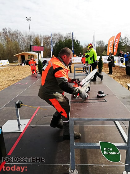 Лісівник з Коростенського району взяв участь у Світовому чемпіонаті вальників лісу