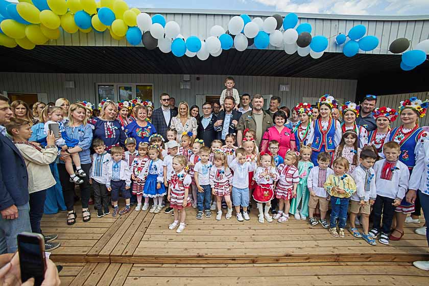 В Овручі відкрито перший об’єкт відбудови України — нардеп Арсеній Пушкаренко